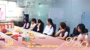 Các thành viên Kinh Bắc Land tham dự hoạt động chào mừng ngày 20/10