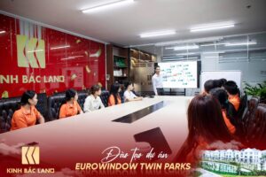 Đội ngũ kinh doanh Kinh Bắc Land tham gia chương trình đào tạo Eurowindow Twin Parks ngày 27/07/2026