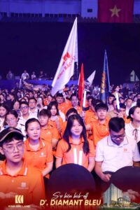 Sắc cam Kinh Bắc Land tại sự kiện Kick-off D'. Diamant Bleu.